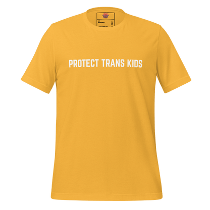 Protect Trans Kids - Unisex Cotton Tee - activism - lgbtq - political - Numbskullz
