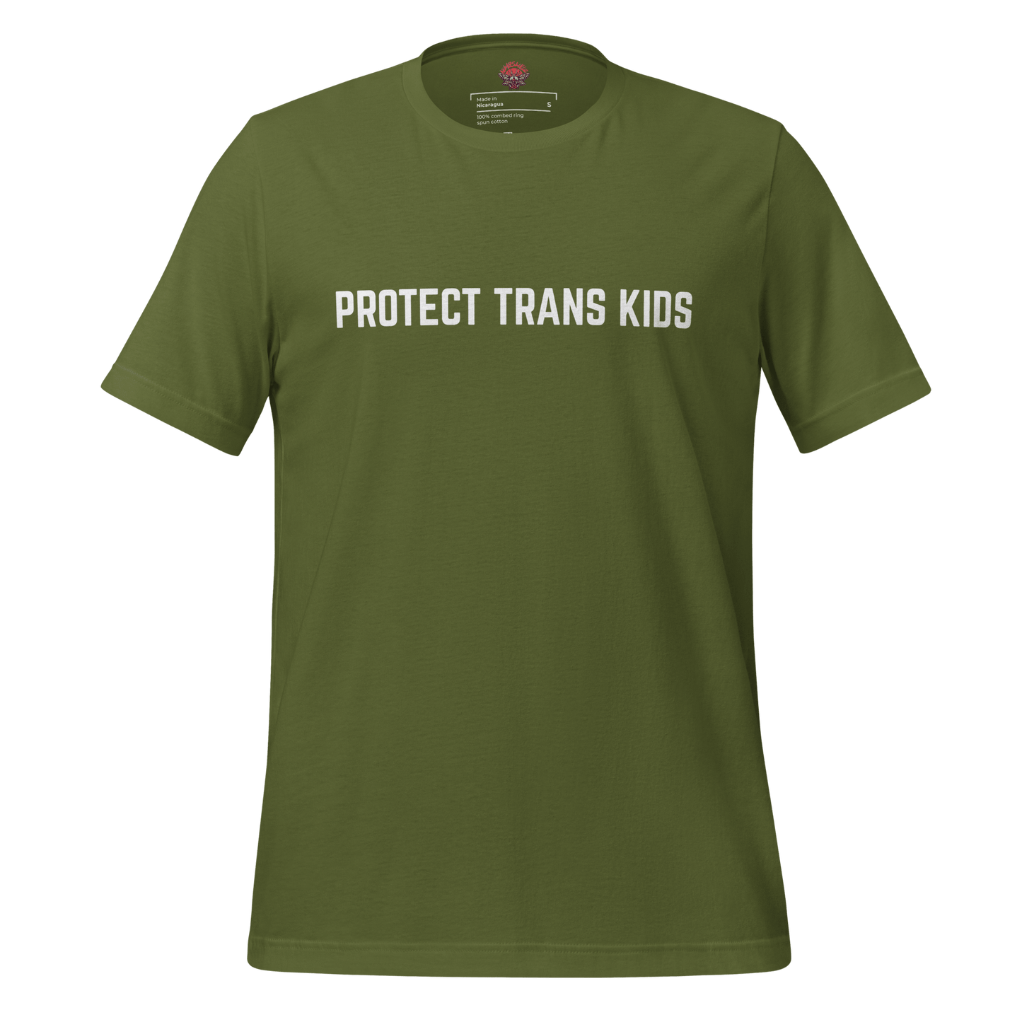 Protect Trans Kids - Unisex Cotton Tee - activism - lgbtq - political - Numbskullz