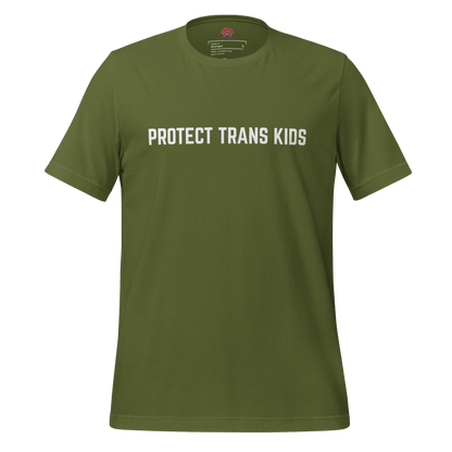 Protect Trans Kids - Unisex Cotton Tee - activism - lgbtq - political - Numbskullz