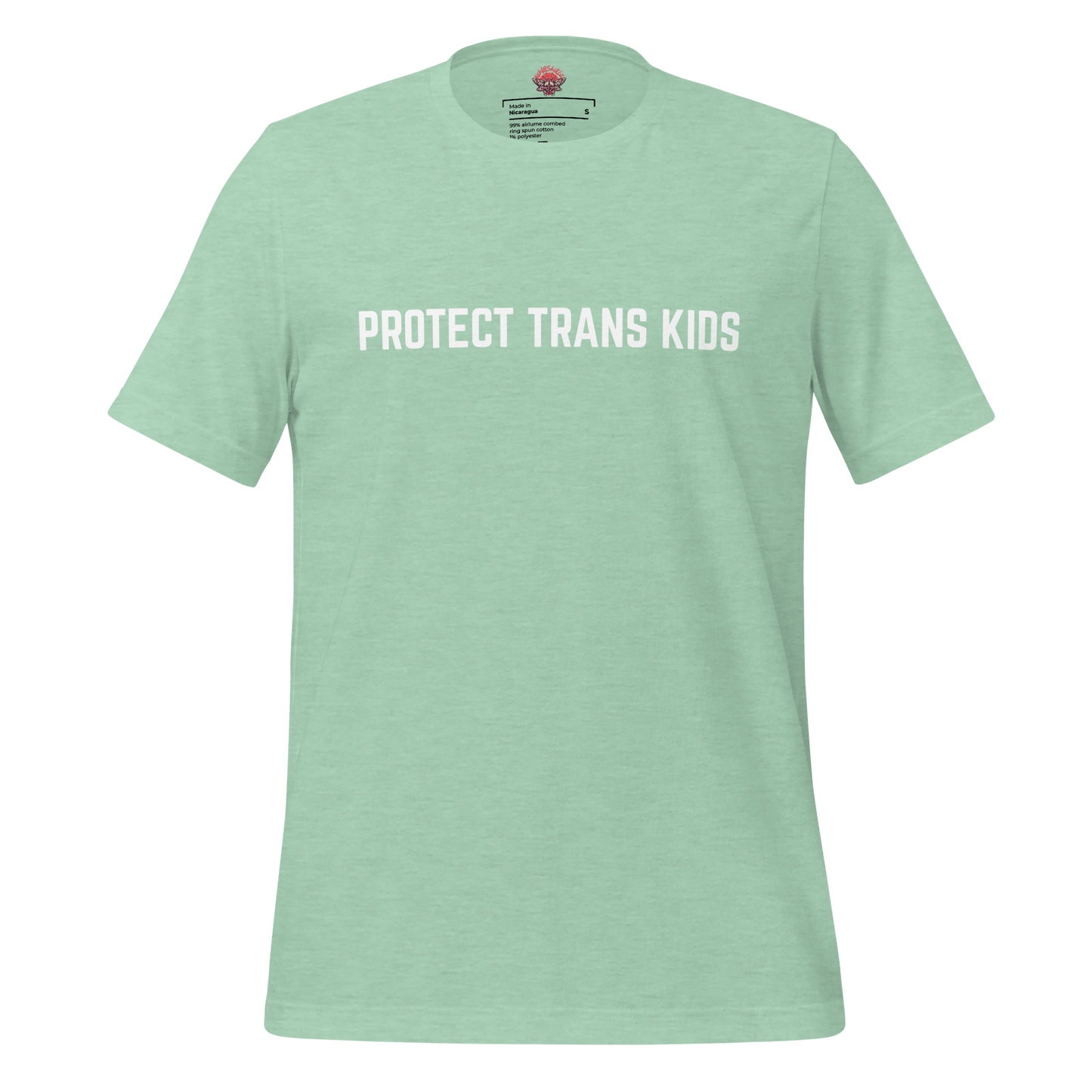 Protect Trans Kids - Unisex Cotton Tee - activism - lgbtq - political - Numbskullz