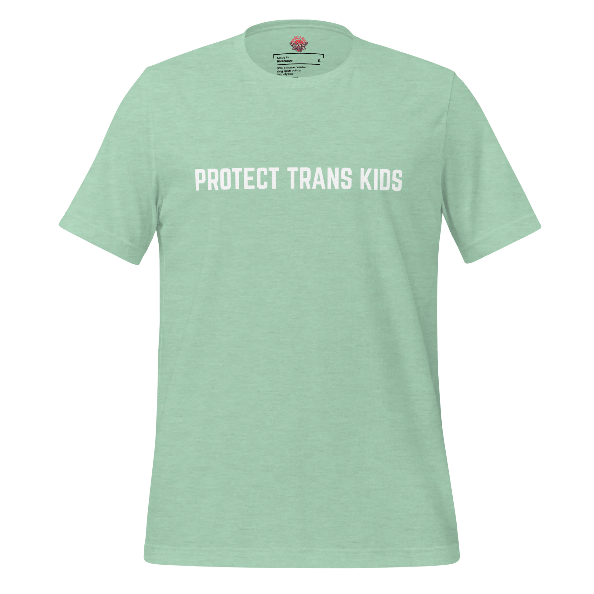 Protect Trans Kids - Unisex Cotton Tee - activism - lgbtq - political - Numbskullz