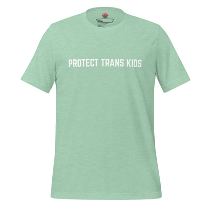 Protect Trans Kids - Unisex Cotton Tee - activism - lgbtq - political - Numbskullz