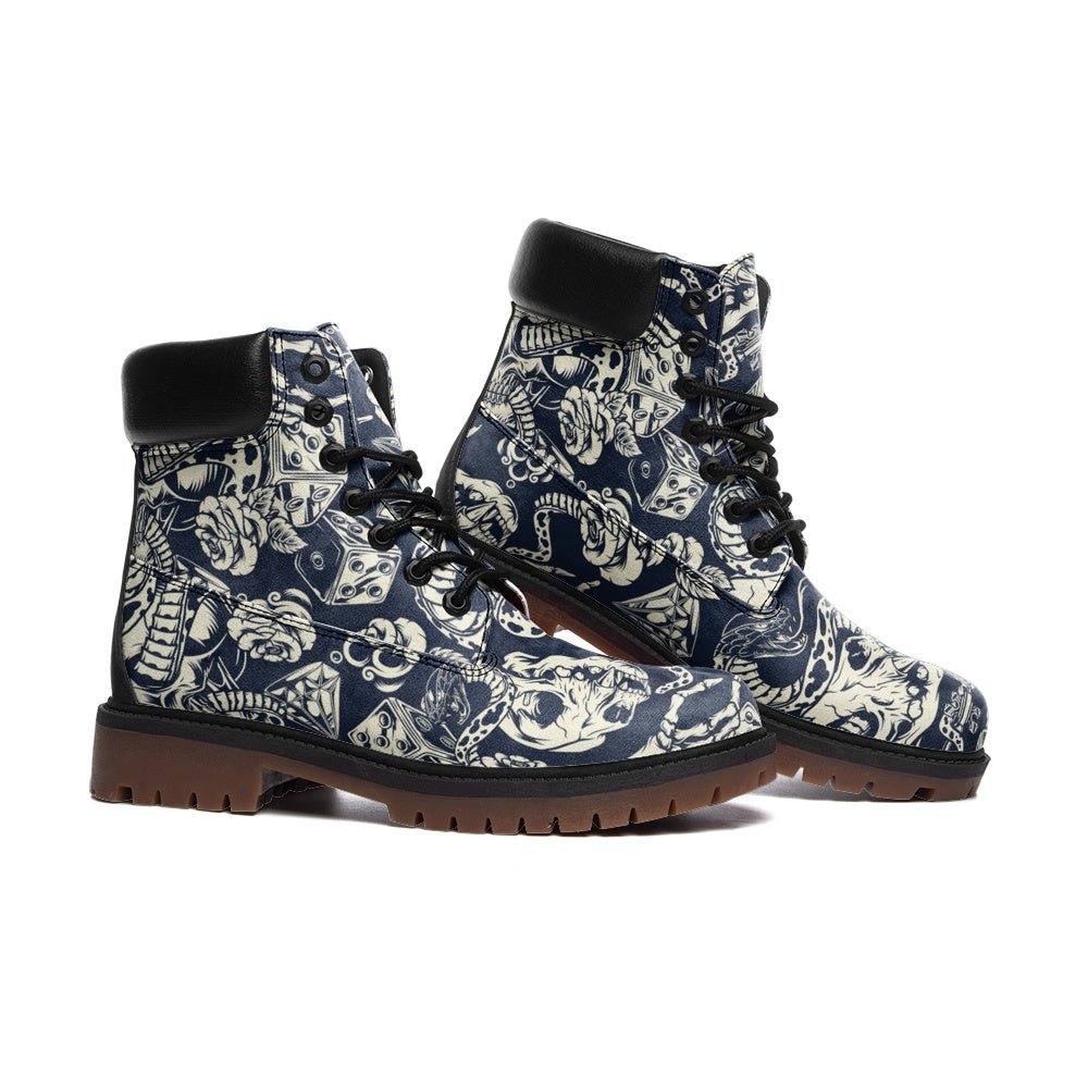 Roll the Bones - Chukka Boot - boots - Chukka boot - fashion boots - Numbskullz