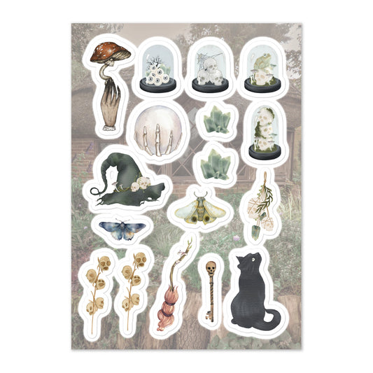 Spell Bound - Sticker Sheet - stickersheet - kisscutstickers - sticker collections - Numbskullz