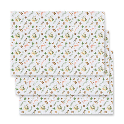 Spirit of the Holidays - 3 Holiday Wrapping Paper Sheets - Christmas - giftwrap - paperproducts - Bad Horse