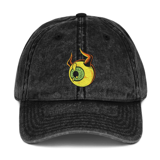 Spot the Bull - Stonewashed Cotton Twill Baseball Cap - ballcap - baseball style hats - graphic call caps - Numbskullz