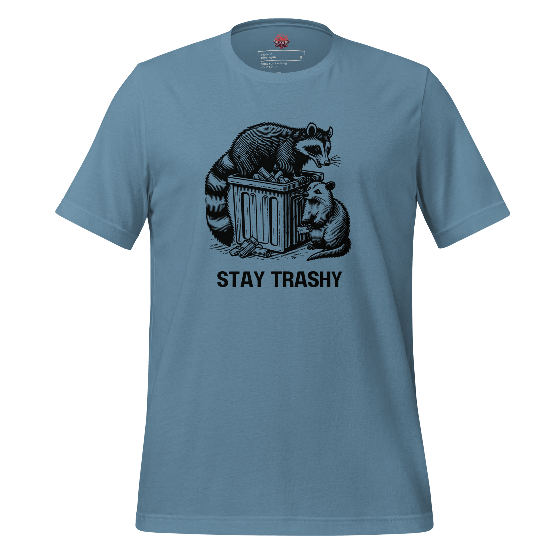 Stay Trashy - Unisex Cotton Tee - shirt - Short Sleeve - T-shirt - Numbskullz