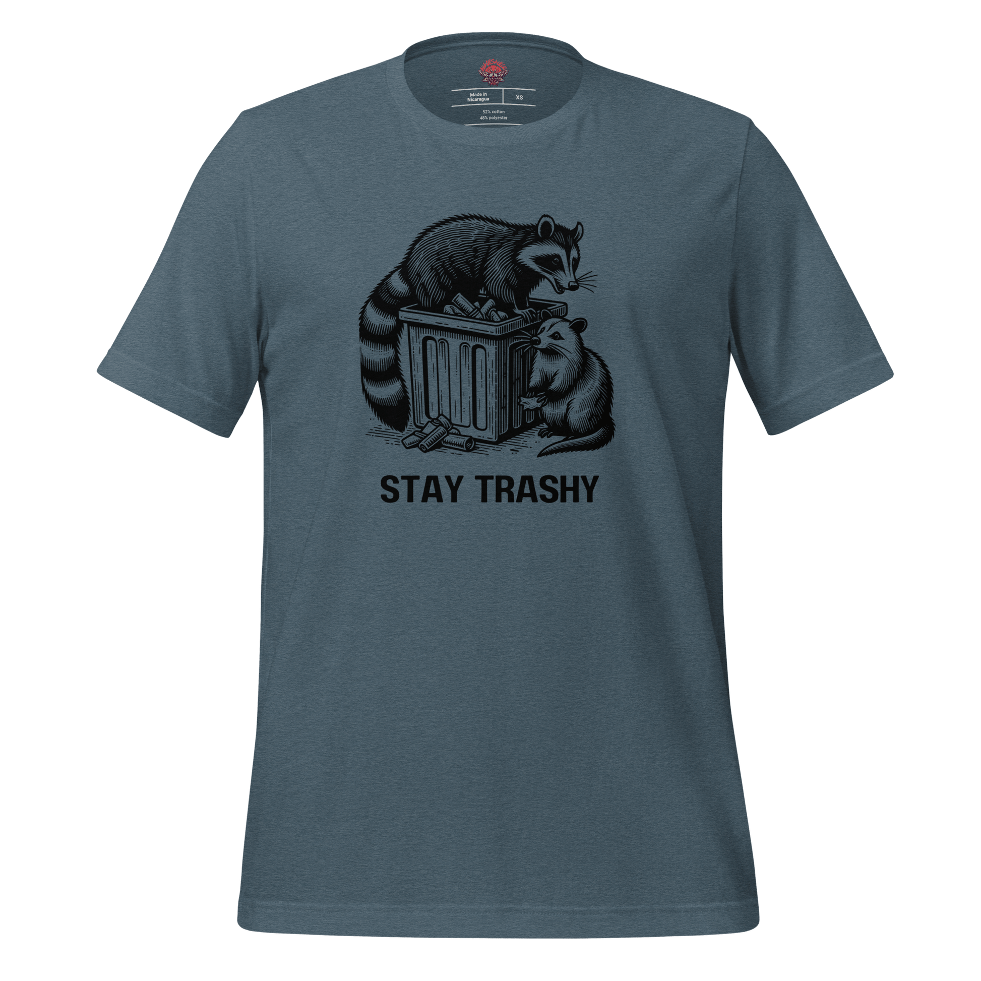 Stay Trashy - Unisex Cotton Tee - shirt - Short Sleeve - T-shirt - Numbskullz