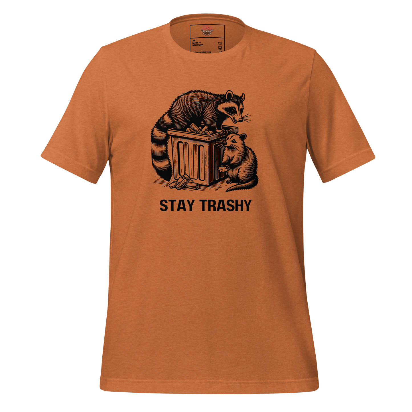 Stay Trashy - Unisex Cotton Tee - shirt - Short Sleeve - T-shirt - Numbskullz