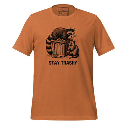 Stay Trashy - Unisex Cotton Tee - shirt - Short Sleeve - T-shirt - Numbskullz