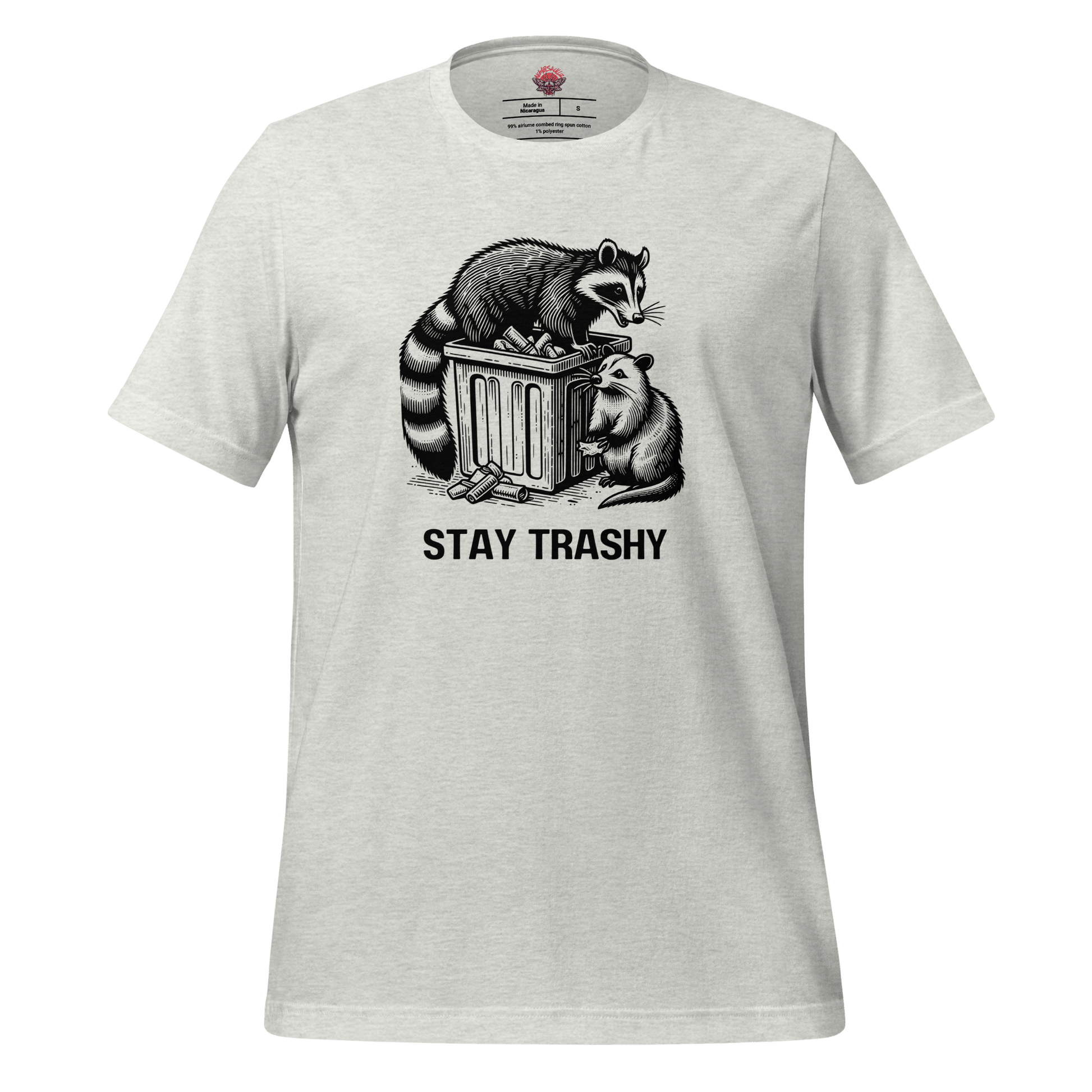 Stay Trashy - Unisex Cotton Tee - shirt - Short Sleeve - T-shirt - Numbskullz