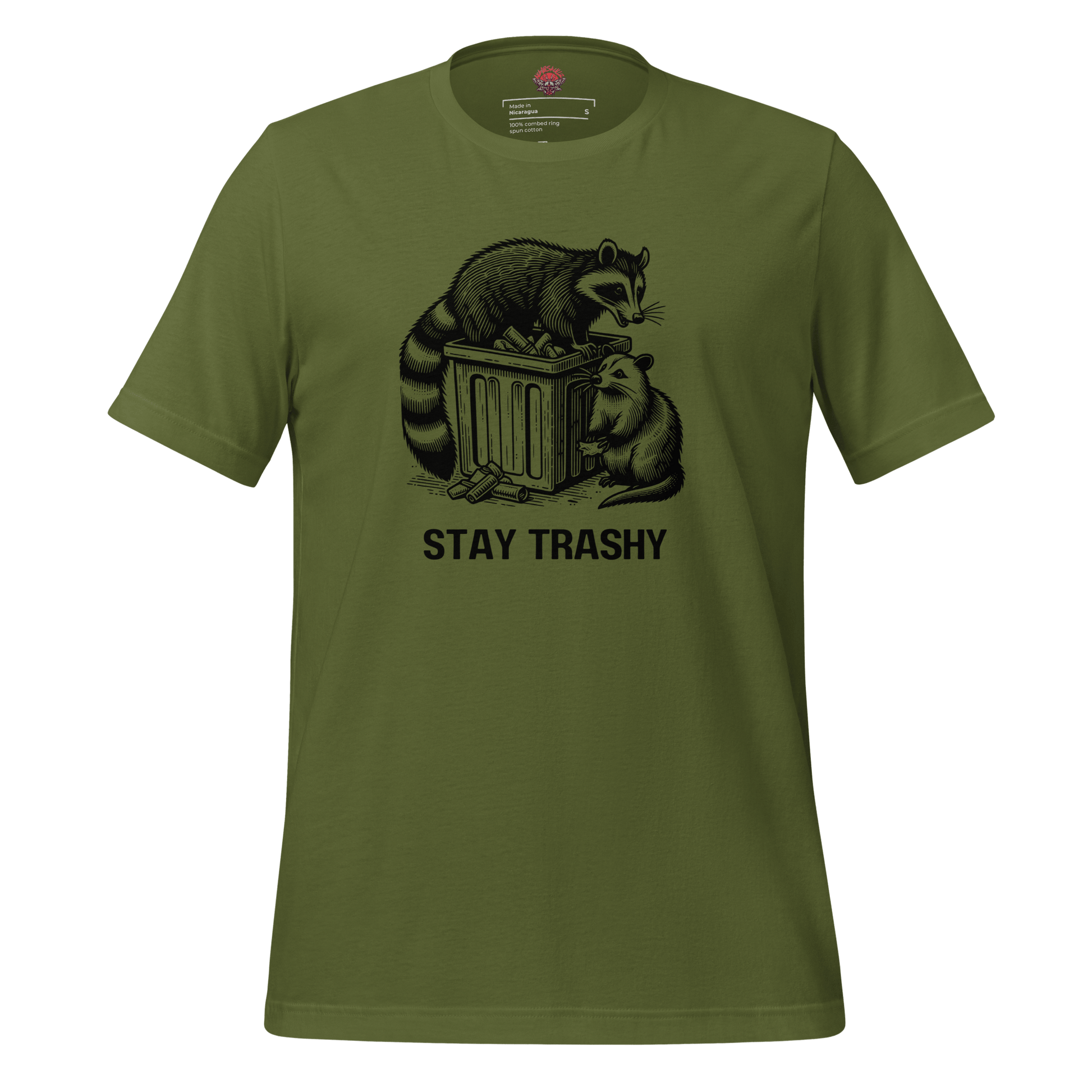 Stay Trashy - Unisex Cotton Tee - shirt - Short Sleeve - T-shirt - Numbskullz