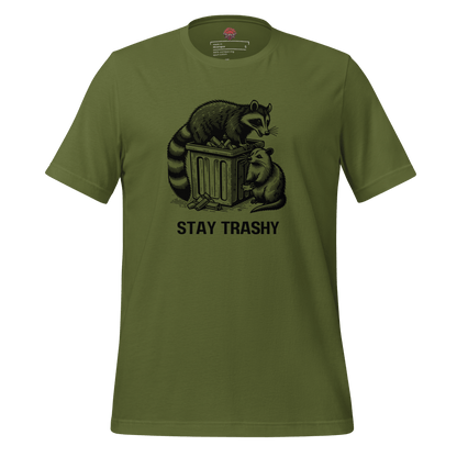Stay Trashy - Unisex Cotton Tee - shirt - Short Sleeve - T-shirt - Numbskullz
