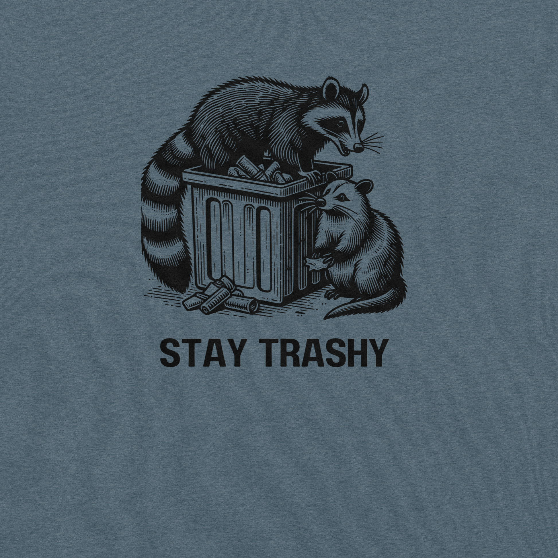 Stay Trashy - Unisex Cotton Tee - shirt - Short Sleeve - T-shirt - Numbskullz