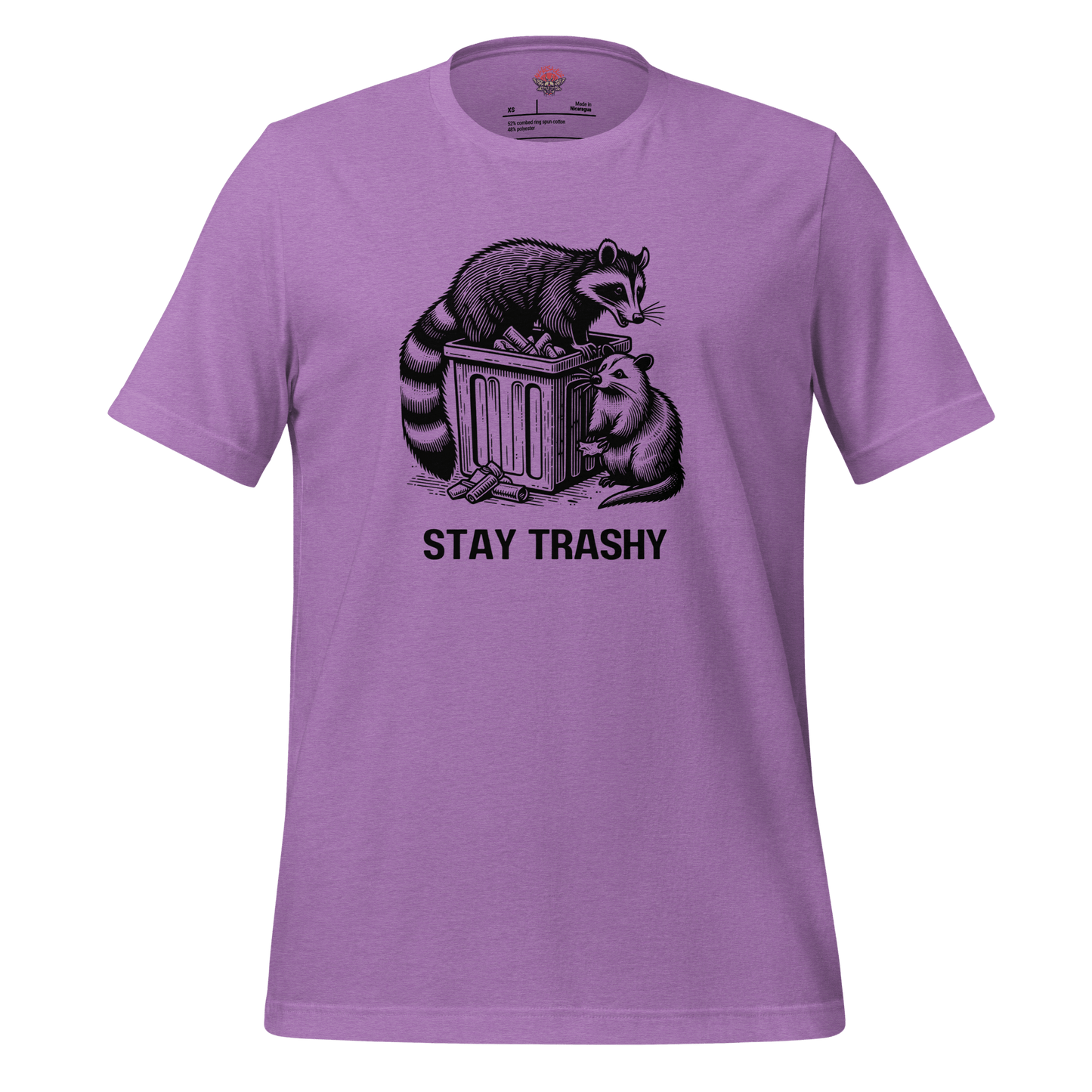 Stay Trashy - Unisex Cotton Tee - shirt - Short Sleeve - T-shirt - Numbskullz