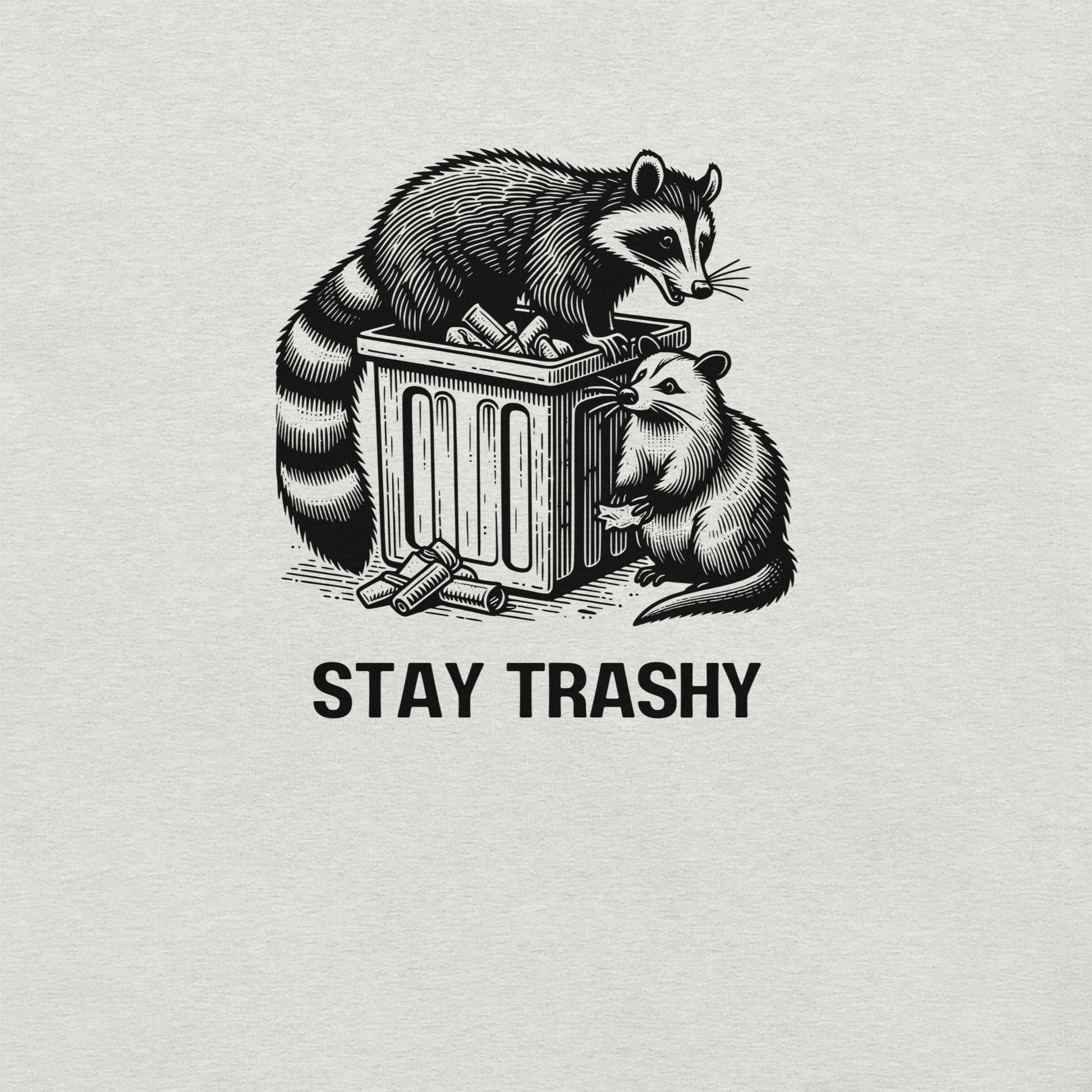 Stay Trashy - Unisex Cotton Tee - shirt - Short Sleeve - T-shirt - Numbskullz