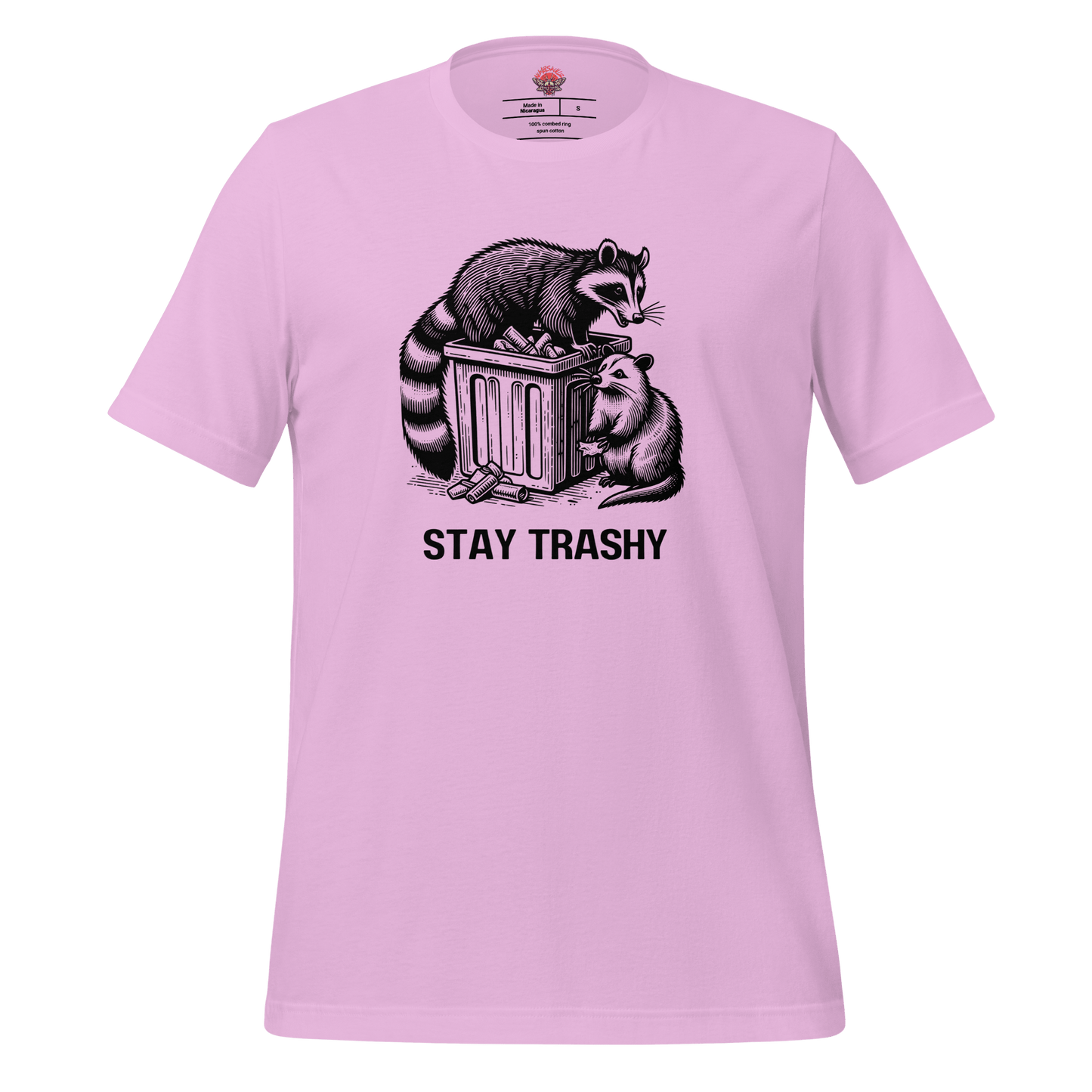 Stay Trashy - Unisex Cotton Tee - shirt - Short Sleeve - T-shirt - Numbskullz