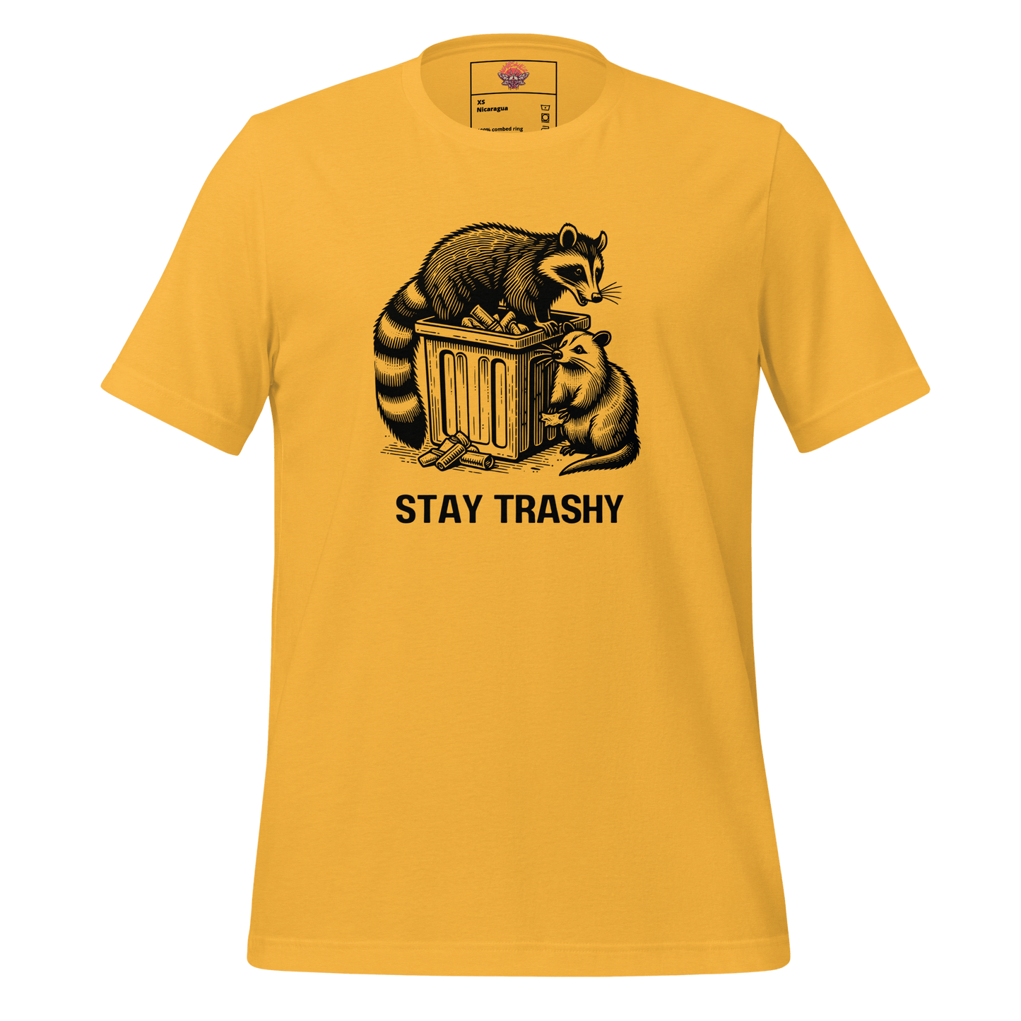 Stay Trashy - Unisex Cotton Tee - shirt - Short Sleeve - T-shirt - Numbskullz