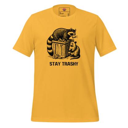 Stay Trashy - Unisex Cotton Tee - shirt - Short Sleeve - T-shirt - Numbskullz