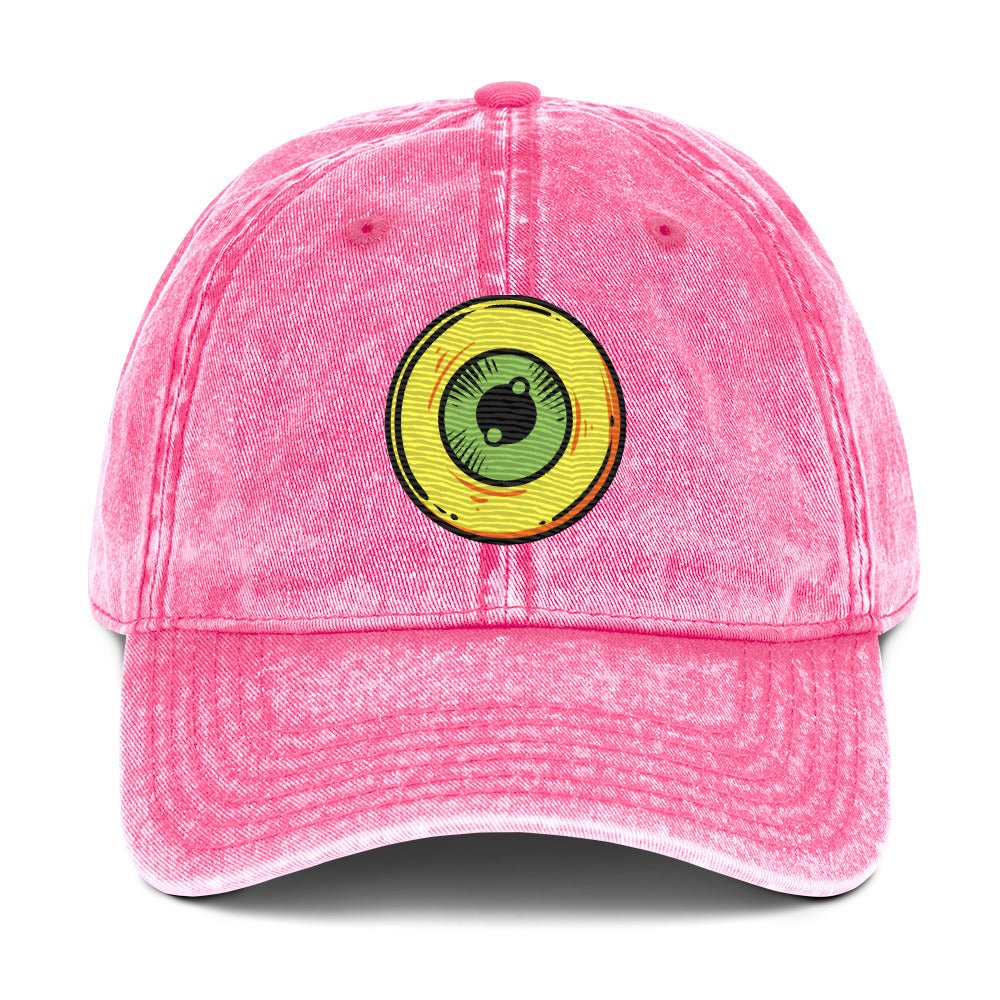 The One Eye Love - Cotton Twill Cap - ballcap - baseball style hats - graphics - Numbskullz