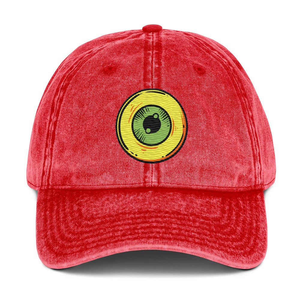 The One Eye Love - Cotton Twill Cap - ballcap - baseball style hats - graphics - Numbskullz