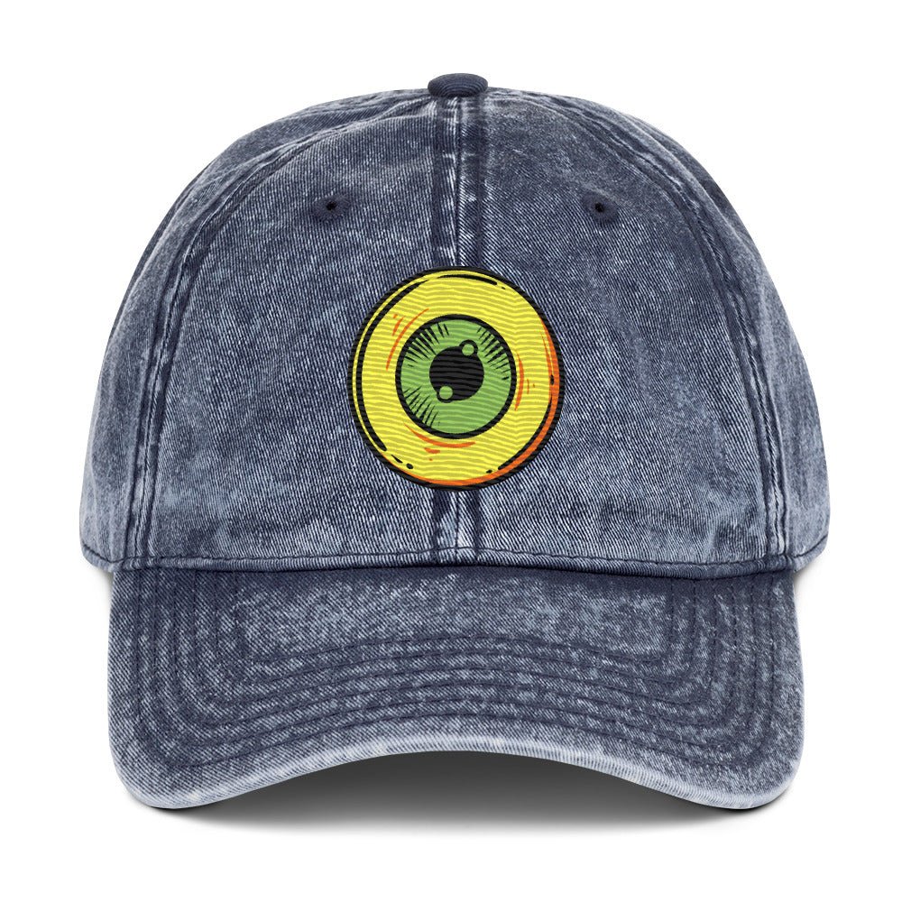 The One Eye Love - Cotton Twill Cap - ballcap - baseball style hats - graphics - Numbskullz