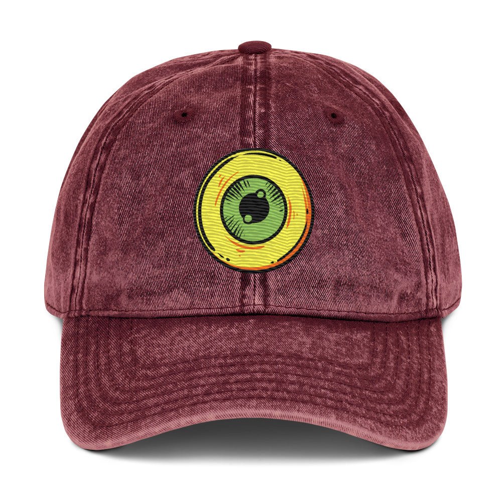 The One Eye Love - Cotton Twill Cap - ballcap - baseball style hats - graphics - Numbskullz