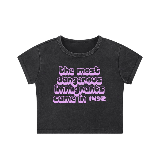 The Real Danger - Crop Top - cropped - political - protest - Numbskullz