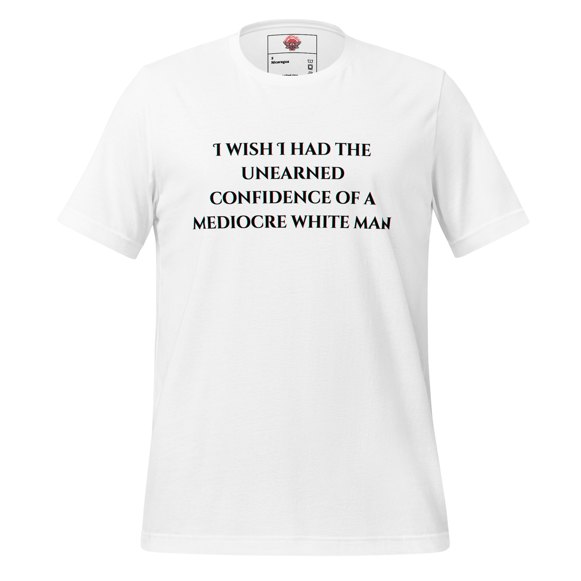 Unearned Confidence - Unisex Cotton Tee - activism - political - shirt - Numbskullz