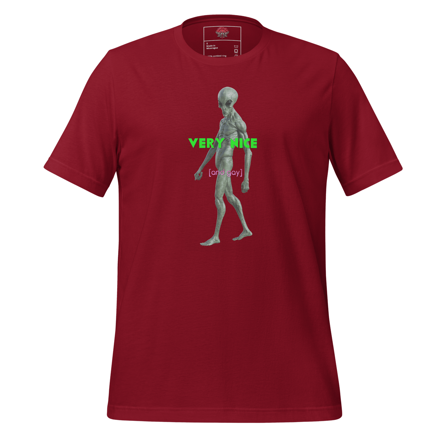 Very Nice - Unisex Cotton Tee - lgbtq - Pride - shirt - Numbskullz