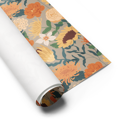 Wildflowers - 3 Wrapping Paper Sheets - giftwrap - paperproducts - wrappingpaper - Bad Horse