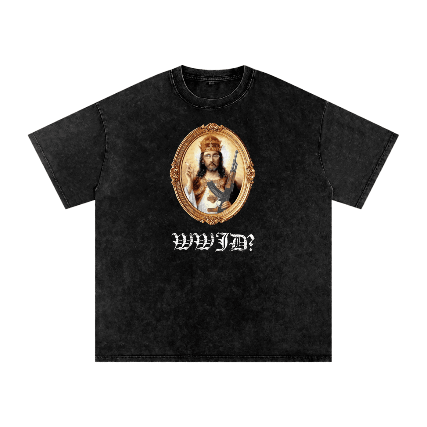 WWJD? *blap blap* - Oversized T-Shirt - oversized T-shirts - political - protest - Numbskullz