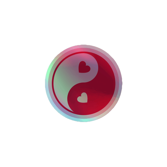 Yin Yang - Holographic Sticker - holographicsticker - kisscutstickers - sticker collections - Numbskullz